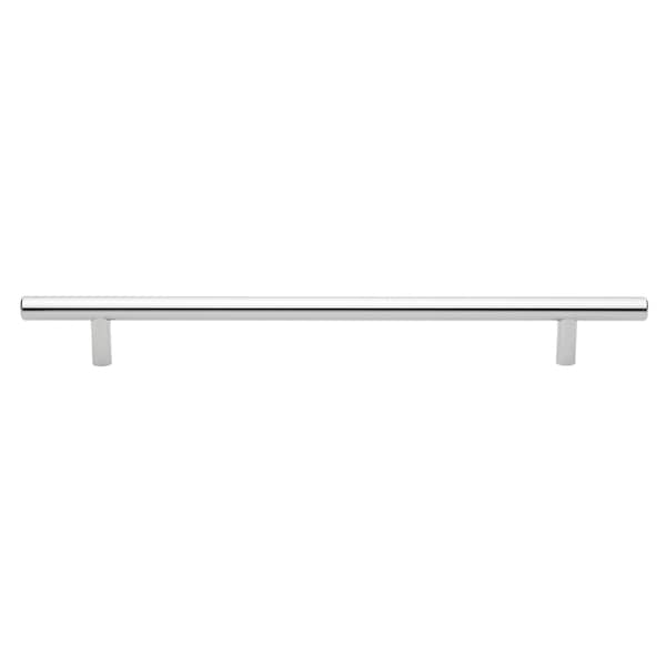 Gliderite Hardware 9 in. Center to Center Polished Chrome Solid Steel Bar Pull - 5012-228-PC 5012-228-PC-1 - main